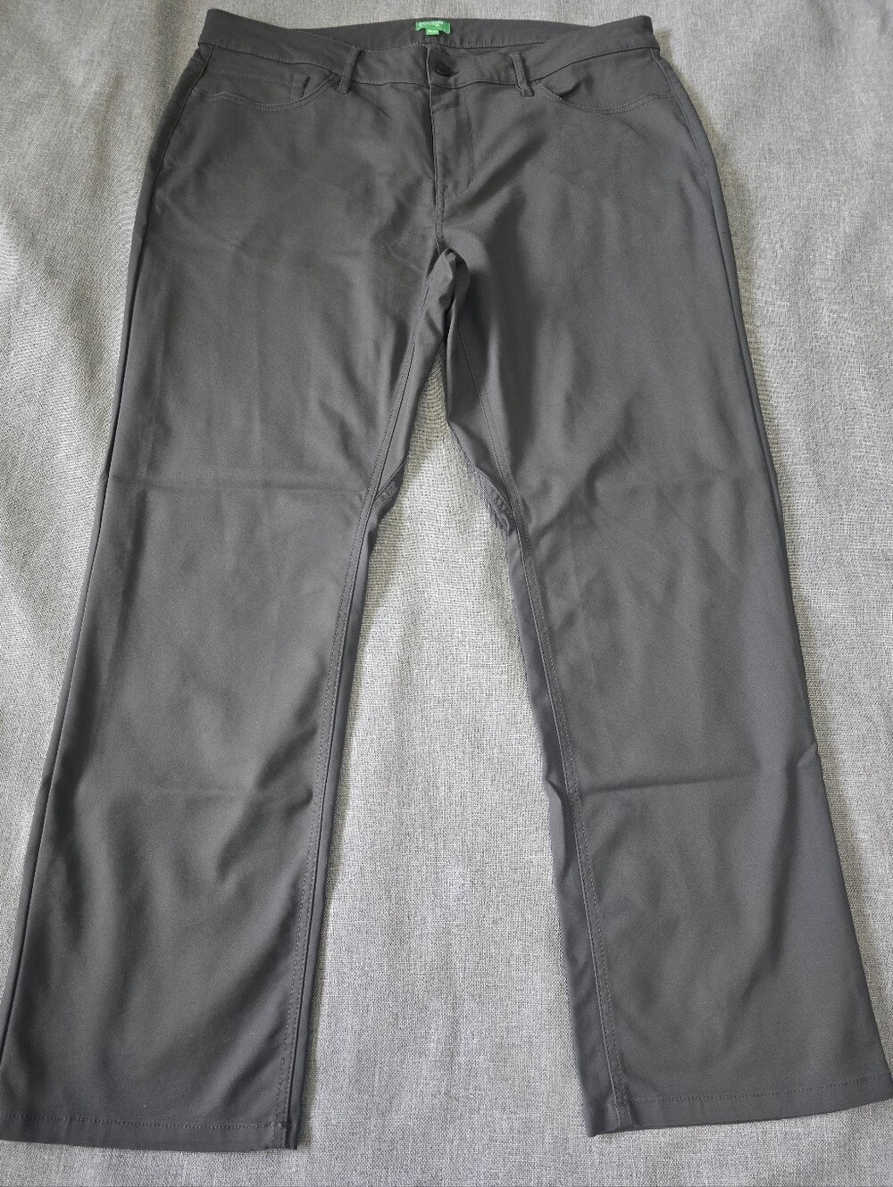 United Colors Of Benetton Men's Dark Gray Chinos Size W38 L32